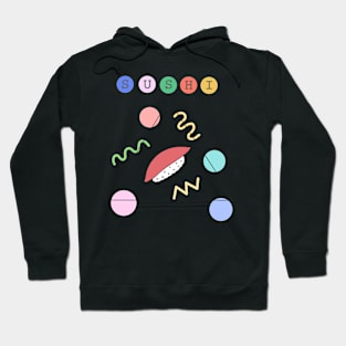 Vintage Retro Sushi Hoodie